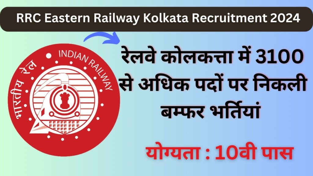 RRC Eastern Railway Kolkata Recruitment 2024