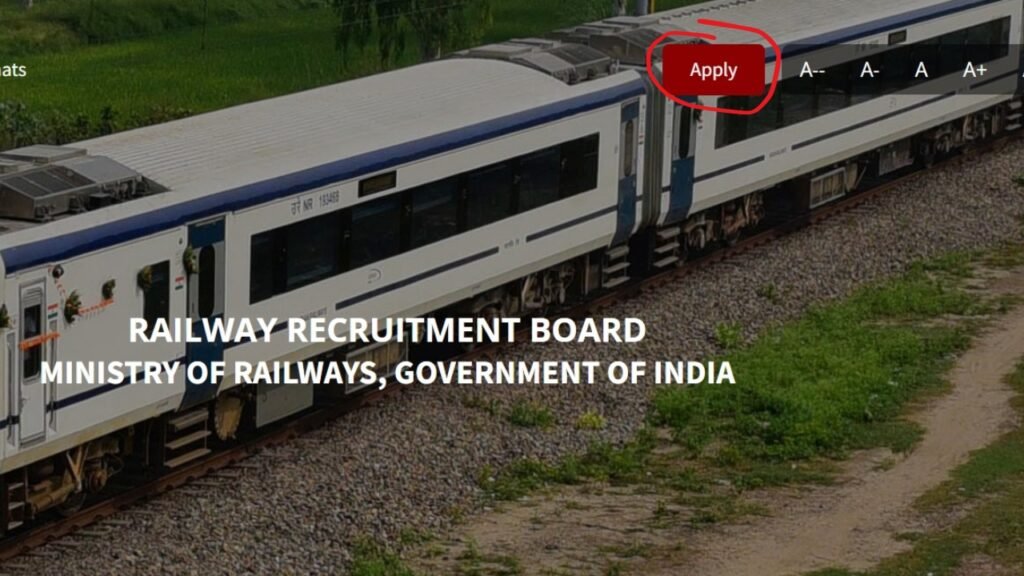 RRB NTPC recruitment online form