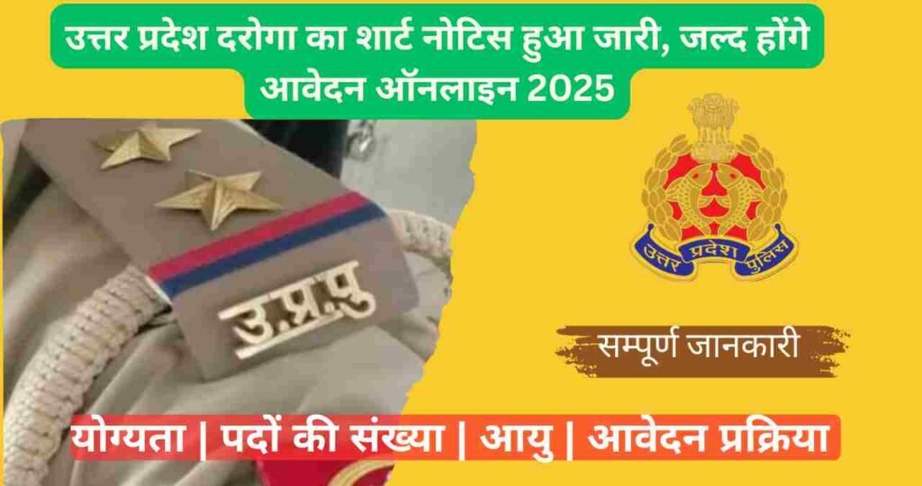 UP SI vacancy 2025