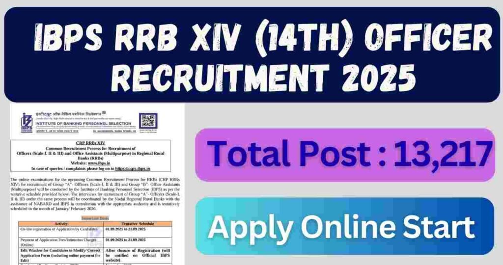 IBPS RRB XIV 14th Recruitment 2025